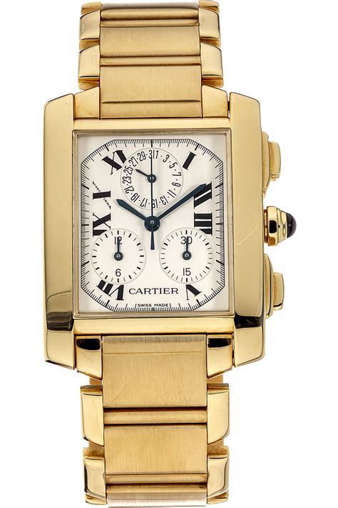 cartier tank francaise small pre owned|cartier tank francaise chronograph.